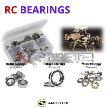 J-M SUPPLIES RC Parts Store - RCScrewZ Rubber Shielded Bearing Kit tam081r for Tamiya Super Shot 1/10 Electric 4WD Off-Road Racing Buggy (#58054) | SET