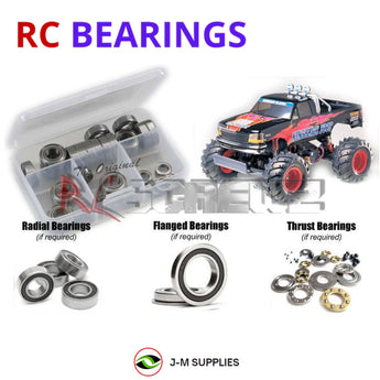 J-M SUPPLIES RC Parts Store - RCScrewZ Rubber Shielded Bearing Kit tam102r for Tamiya King Blackfoot 1/10 Electric 2WD Monster Truck (#58192) | SET