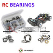 Representative image of an RCScrewZ rubber-sealed bearing kit for Tamiya M-06 PRO 1/10 Electric RWD M-Chassis (58460); exact bearing sizes and quantities vary by RC model.