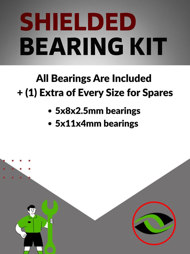 Upgrade Your RC Car with Metal Shielded Bearings for Tamiya Novafox | tam154b - High Performance Upgrade | Durable & Reliable - by J-M SUPPLIES