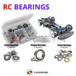 Representative image of an RCScrewZ rubber-sealed bearing kit for Tamiya TB EVO.6 1/10 Electric 4WD Touring Car (84379); exact bearing sizes and quantities vary by RC model.