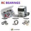 Representative image of an RCScrewZ rubber-sealed bearing kit for Tamiya Actros 1851 GigaSpace 1/14 Electric 4x2 Truck (56335); exact bearing sizes and quantities vary by RC model.