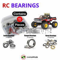 Representative image of an RCScrewZ rubber-sealed bearing kit for Tamiya Blackfoot 2016 1/10 Electric 2WD Truck (58633); exact bearing sizes and quantities vary by RC model.