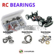 J-M SUPPLIES - RCScrewZ Rubber Shielded Bearing Kit tam214r for Tamiya F103 GT 1/10th #58376 RC Car | UPG - 