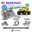 J-M SUPPLIES RC Parts Store - RCScrewZ Rubber Shielded Bearing Kit tam230r for Tamiya Lunch Box Re-Release 1/12 Electric 2WD Monster Van (#58347) | UPG