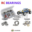 J-M SUPPLIES RC Parts Store - RCScrewZ Rubber Shielded Bearing Kit tam237r for Tamiya Wild One Blockhead Motors 1/10 Electric 2WD Off-Road Racing Buggy (#58695) | UPG