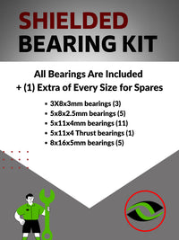 Upgrade Your RC Car with Rubber Shielded Bearings for Tamiya VQS 2020 | tam248r - High Performance Upgrade | Durable & Reliable - by J-M SUPPLIES