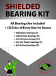 Upgrade Your RC Car with Rubber Shielded Bearings for Tamiya VQS 2020 | tam248r - High Performance Upgrade | Durable & Reliable - by J-M SUPPLIES