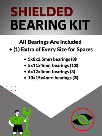 Upgrade Your RC Car with Rubber Shielded Bearings for Tamiya Porsche 911 GT2 | tam288r - High Performance Upgrade | Durable & Reliable - by J-M SUPPLIES