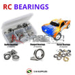 J-M SUPPLIES RC Parts Store - RCScrewZ Rubber Shielded Bearing Kit tek002r for Tekno RC SCT410 1/10 Electric 4WD Competition Short Course Truck (#TKR5500) | SET
