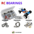 J-M SUPPLIES - RCScrewZ Rubber Shielded Bearing Kit tek005r for Tekno RC ET48 E-Truggy 1/8 4WD (#TKR5600) | RCX - 