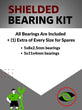 Upgrade Your RC Car with Rubber Shielded Bearings for Traxxas Nitro Rustler 2.5 | tra006r - High Performance Upgrade | Durable & Reliable - by J-M SUPPLIES