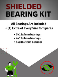 Upgrade Your RC Car with Rubber Shielded Bearings for Traxxas NHRA Funny Car 6907 | tra048r - High Performance Upgrade | Durable & Reliable - by J-M SUPPLIES