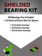 Upgrade Your RC Car with Rubber Shielded Bearings for Traxxas NHRA Funny Car 6907 | tra048r - High Performance Upgrade | Durable & Reliable - by J-M SUPPLIES