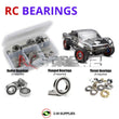 Representative image of an RCScrewZ rubber-sealed bearing kit for Traxxas Slash 4X4 LCG / Platinum 1/10 4WD SCT (68086-3, 6804); exact bearing sizes and quantities vary by RC model.
