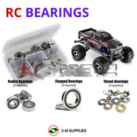 Representative image of an RCScrewZ rubber-sealed bearing kit for Traxxas Stampede 4X4 VXL TSM 1/10 4WD MT (67086-3); exact bearing sizes and quantities vary by RC model.