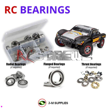 J-M SUPPLIES RC Parts Store - RCScrewZ Rubber Shielded Bearing Kit tra074r for Traxxas Slash Ultimate TSM Ed. (68077-3) | UPG
