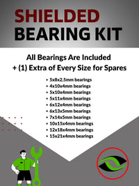 Upgrade Your RC Car with Rubber Shielded Bearings for Traxxas TRX-4 Defender 4WD | tra081r - High Performance Upgrade | Durable & Reliable - by J-M SUPPLIES