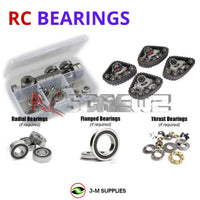 J-M SUPPLIES - RCScrewZ Rubber Shielded Bearing Kit tra088r for Traxxas Traxx All-Terrain Conv. RC Car | PRO - 