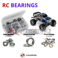 Representative image of an RCScrewZ rubber-sealed bearing kit for Traxxas Stampede 4X4 VXL 1/10 Electric MT (67086-4); exact bearing sizes and quantities vary by RC model.