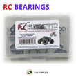 Representative image of an RCScrewZ rubber-sealed bearing kit for Traxxas Hoss 4X4 VXL 1/10 Electric 4WD MT (90076-4); exact bearing sizes and quantities vary by RC model.