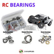 Representative image of an RCScrewZ rubber-sealed bearing kit for Traxxas Slash 4X4 VXL 1/10 4WD SCT (68086-4); exact bearing sizes and quantities vary by RC model.