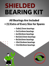 Upgrade Your RC Car with Rubber Shielded Bearings for Traxxas 4-Tec 2.0 VXL AWD | tra108r - High Performance Upgrade | Durable & Reliable - by J-M SUPPLIES
