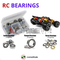 J-M SUPPLIES RC Parts Store - RCScrewZ Rubber Shielded Bearing Kit tra115r for Traxxas Rustler BL-2S #67164-4 RC Car | PRO