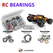 J-M SUPPLIES - RCScrewZ Rubber Shielded Bearing Kit tra115r for Traxxas Rustler BL-2S #67164-4 RC Car | RCX - 