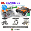 J-M SUPPLIES RC Parts Store - RCScrewZ Rubber Shielded Bearing Kit tra143r for Traxxas Slash 2WD BL-2S 1/10 Electric 2WD Short Course Truck (58334-4) | UPG