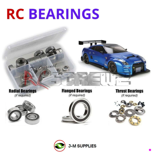 J-M SUPPLIES RC Parts Store - RCScrewZ Rubber Shielded Bearing Kit vat014r for Vaterra V100-C 4wd RC Car | RCX