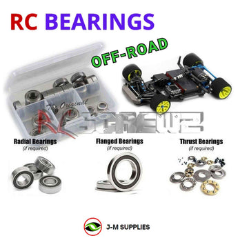 J-M SUPPLIES RC Parts Store - RCScrewZ Rubber Shielded Bearing Kit yok020r for Yokomo R12 C3 / C3.1 Electric 1/12 Pan Car | RCX