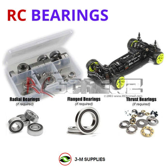 J-M SUPPLIES RC Parts Store - RCScrewZ Rubber Shielded Bearing Kit yok024r for Yokomo YRX-12 RC Car | SET