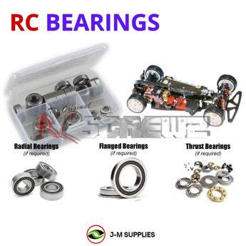 J-M SUPPLIES RC Parts Store - RCScrewZ Rubber Shielded Bearing Kit yok051r for Yokomo YR-4 / II Onroad 1/10th | RCX