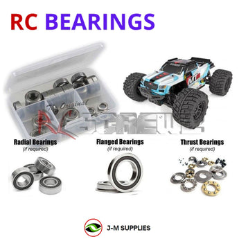 J-M SUPPLIES - RCScrewZ Rubber Shielded Bearings asc133r for Team Associated Rival MT8 RTR 1/8 Truck (#20520) | PRO - 