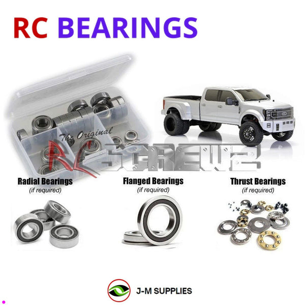 J-M SUPPLIES - RCScrewZ Rubber Shielded Bearings cen031r for CEN Racing F-450 SD DL Series Truck (#8980/8984) | UPG - cen031r