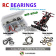J-M SUPPLIES RC Parts Store - RCScrewZ Rubber Shielded Bearings cor012r for Team Corally SSX8 S/R 1/8th (#C00130 / C00131) | RCX
