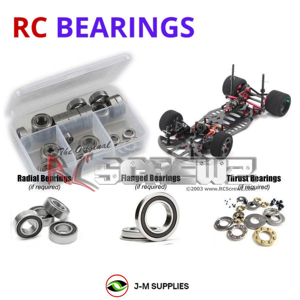 J-M SUPPLIES RC Parts Store - RCScrewZ Rubber Shielded Bearings crc007r for CRC Gen X10 SE 200mm WGT Kit 1801 RC Car | RCX