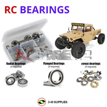 J-M SUPPLIES RC Parts Store - RCScrewZ Rubber Shielded Bearings ele008r for Element RC Enduro Trail Truck Zuul #40124 | RCX