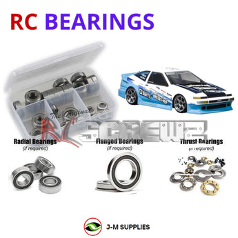 J-M SUPPLIES - RCScrewZ Rubber Shielded Bearings hpi040r for HPI Racing Sprint 2 Drift (#750/752) Touring Car | SET - 