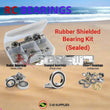 J-M SUPPLIES - RCScrewZ Rubber Shielded Bearings los123r for Losi Super Baja Rey SBR 2.0 1/6 Truck (LOS05021) | SET - 