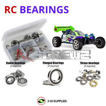 J-M SUPPLIES RC Parts Store - RCScrewZ Rubber Shielded Bearings rcr031r for RedCat Racing Tornado S30 4WD 1/10 RC Car | SET