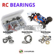 J-M SUPPLIES RC Parts Store - RCScrewZ Rubber Shielded Bearing Kit tek016r for Tekno RC NB48.4 1/8 Nitro 4WD Competition Buggy (#TKR8300) | SET