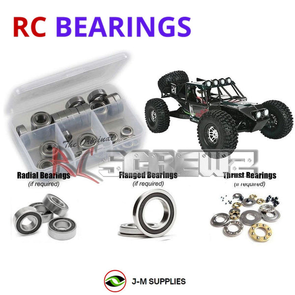 J-M SUPPLIES RC Parts Store - RCScrewZ Rubber Shielded Bearings vat012r for Vaterra Twin Hammers 1/10 Rock Racer (#VTR03001) | RCX