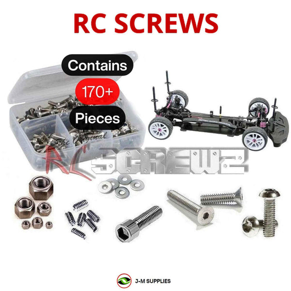 J-M SUPPLIES - RCScrewZ Stainless Screw Kit 3rac007 for 3 Racing Sakura Xi/Sport 1/10th Kit RC Car | PRO - 