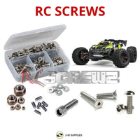 J-M SUPPLIES - RCScrewZ Stainless Screw Kit ara022 for Arrma Kraton 8s 1/5th 4X4 Speed Truck (#ARA110002) | PRO - 