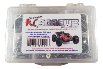J-M SUPPLIES RC Parts Store - RCScrewZ Stainless Screw Kit ara029 for Arrma RC Kraton 6s BLX V4 #106040 RC Car | PRO