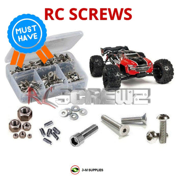 J-M SUPPLIES - RCScrewZ Stainless Screw Kit ara029 for Arrma RC Kraton 6s BLX V4 #106040 RC Car | PRO - 