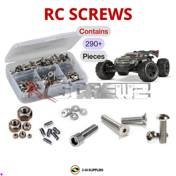 J-M SUPPLIES - RCScrewZ Stainless Screw Kit ara033 for Arrma RC Kraton EXB 1/8 4X4 Speed Monster (#ARA106053) | PRO - ara033