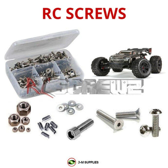 J-M SUPPLIES - RCScrewZ Stainless Screw Kit ara033 for Arrma RC Kraton EXB 1/8 4X4 Speed Monster (#ARA106053) | PRO - ara033